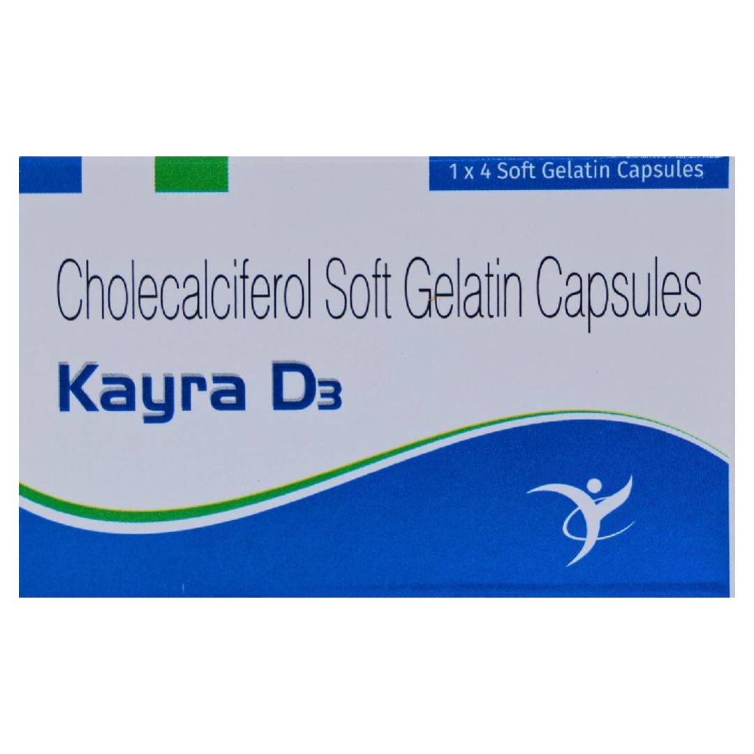 Kayra D3 60000iu Soft Gelatin Capsule